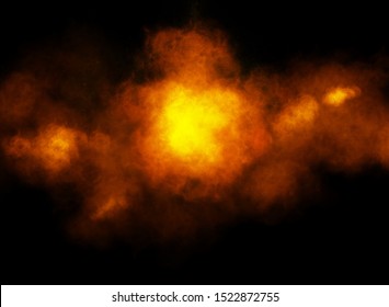  graphics resembling flame-smoke or orange-red light on a black background.  Used for abstract backgrounds.