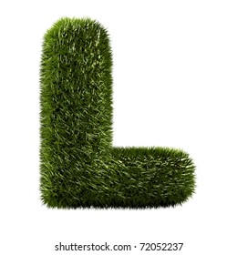 Grass Alphabet L Stock Illustration 72052237 | Shutterstock