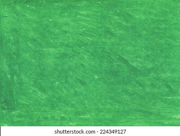 grass green pastel hand-painted on a textured paper