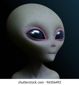 grey alien doll