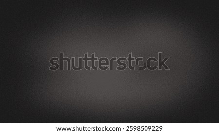 Gray background with bright light. Smooth gradation with rough texture. For design.