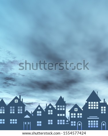 Similar – Image, Stock Photo Angular thing (LT Ulm 14.11.10)