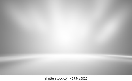 Gray empty room studio gradient used for background and display your product