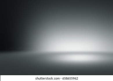 Gray Empty Room Studio Gradient Used For Background And Display Your Product