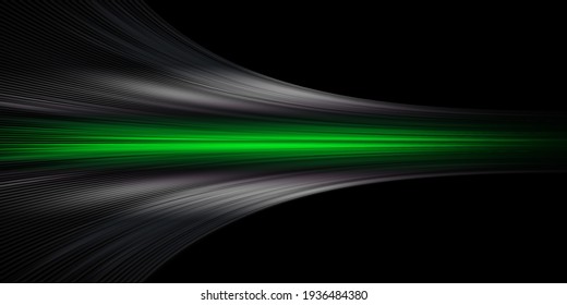 Gray And Green Speed Abstract Technology Background