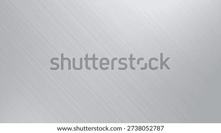 Gray metallic background with diagonal lines, brushed steel texture, industrial design element, abstract gray metallic surface, brushed metal background, steel texture with diagonal lines, gray