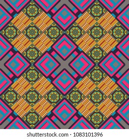 Tribal Pattern Ethnic Print Aztec Abstract Stock Vector (Royalty Free ...