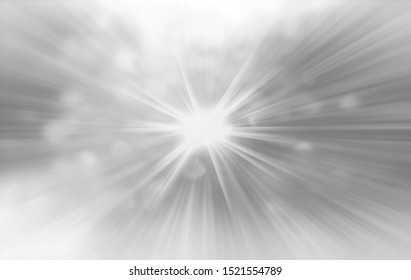 Gray radial radiant banner background glowing starburst, Nature fresh radial abstract design card. Grey gradient ray burst background - hypnotic illustration graphic from radial silver rays