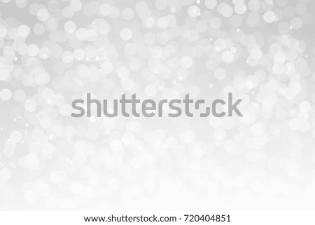 Gray Silver light on bokeh abstract background. 