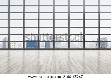 Similar – Image, Stock Photo . . .window to the courtyard. A view through the old window to the courtyard.