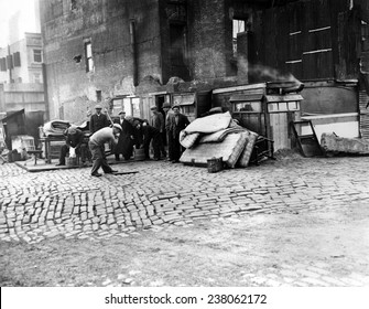 Great Depression Riverfront Shantytown (35th Street & East River) New York City