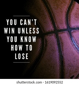 Great Inspiring Motivational Basketball Quote Stock Illustration ...