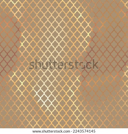 Great metalline stylishness pattern backdrop - golden maroccan background - aureate elegance texture
