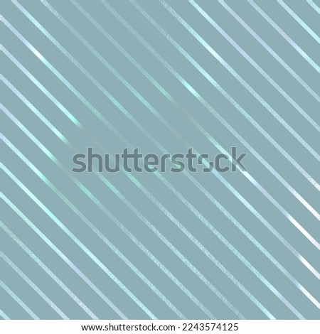 Great metalline sumptuous pattern backdrop - Light blue diagonal stripe background - Pale cerulean glint texture
