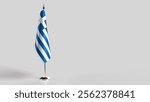 Greece stand flag for diplomatic visit