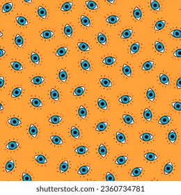 Greek Eye semless pattern textile fashion