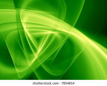 Green 3d Background
