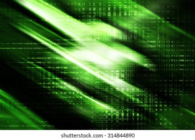 Green Abstract Art Background