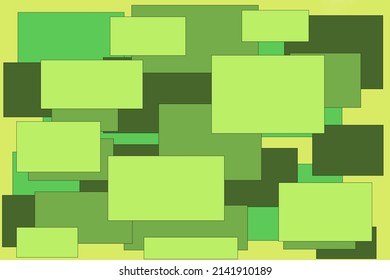 green abstract background with squeres  spring background 