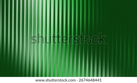 Green abstract background with vertical gradient stripes and soft light effects, perfect for modern digital design
