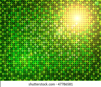 green abstract dico background
