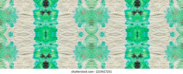 Green Abstract Spot. Wet Blue Color Acrylic Drip. Colour Watercolor Color Spatter. Wash Ink Texture. Geo Creative Seamless Print. Blue Stripe Stain. Colour Boho Abstract Nature. Wash Colour Stroke.