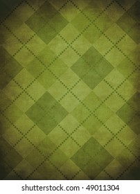 Green Argyle