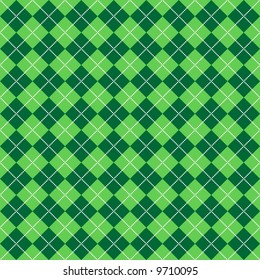 Green Argyle