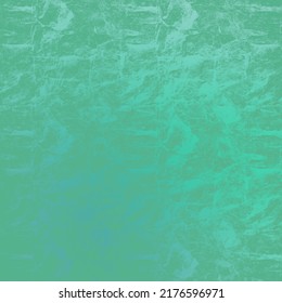 Green Background With Aqua Blue Distressed Texture