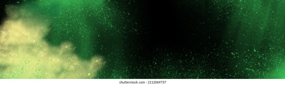 
Green Background, Wallpaper. Green Smoke On Black Background, Landing Page Banner. 
Beer Green Background