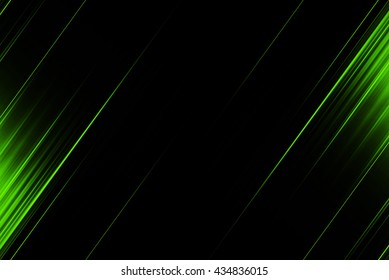 Green Black Abstract Background