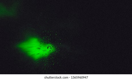 Green Black Light Background