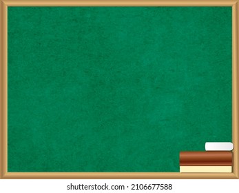 Green Blackboard Background With Duster,chalk