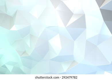 Green Blue Abstract Crystal Background Stock Illustration 292479782