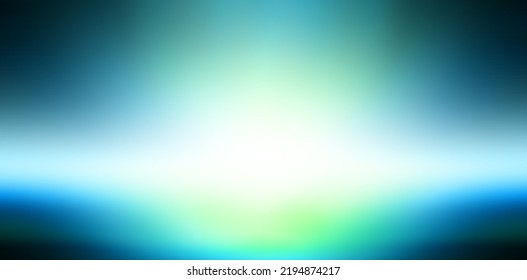 Green Blue Gradient Abstract Background. Aurora Wallpaper Backdrop.