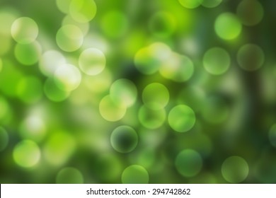 Green Bokeh Background