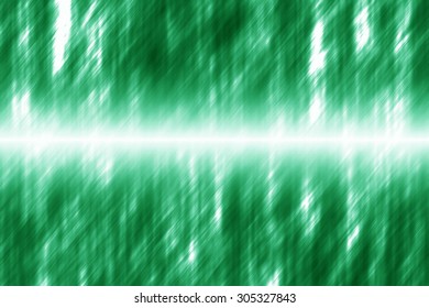 Green bright background with reflection