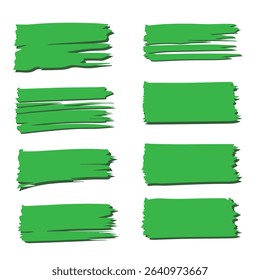 Green brush frame for text insertion JPG
