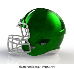 football helmet green