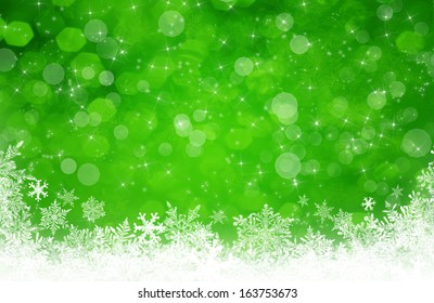 Green Christmas Background