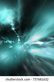 Spirit Emerges Space Soul Aura 3d Stock Illustration 1435005044