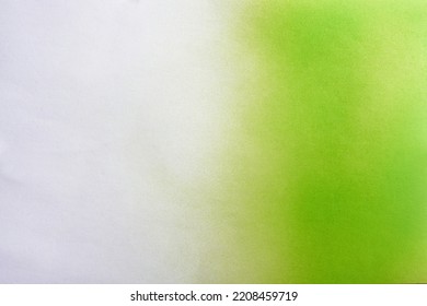 green color spray paint gradient white color paper