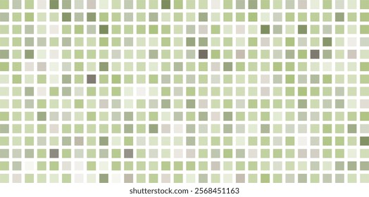 Green cube background. Abstract light-green monochrome background of squares of different colors for tech branding, lifestyle blogs, modern decor, web design, minimalist packaging