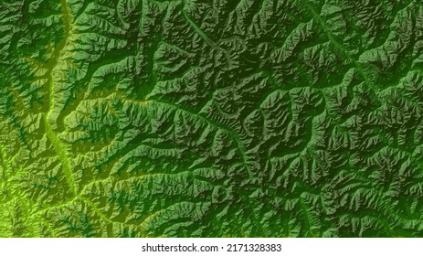 Green Digital Elevation Model Wallpaper Background