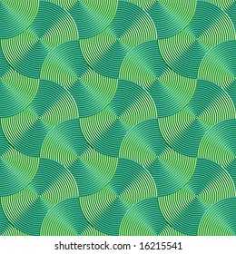 Green Discs Seamless Background