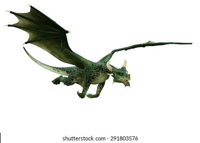 Green Dragon Flying Out