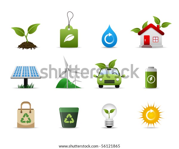 Green Environment Icon Set\
Raster