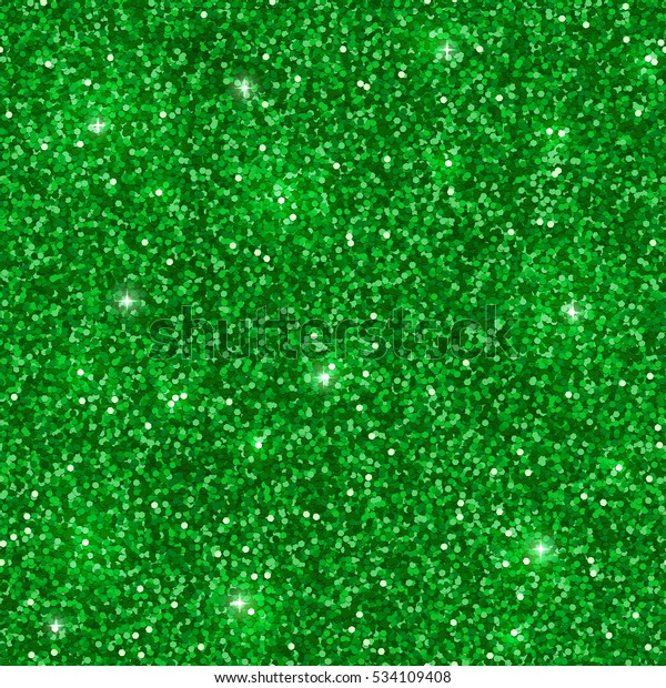 Green Glitter Seamless Pattern Shiny Sparkles Stock Illustration ...