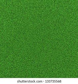 Green Grass Background Texture, High Resolution 3d Render.