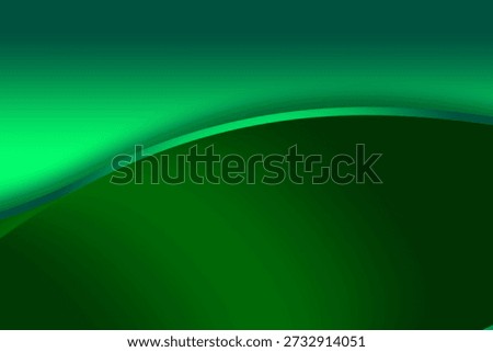 green and gray background with wavy lines and copy space